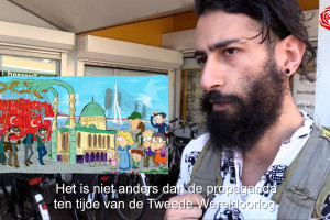 Straatinterviews cartoon Leefbaar Rotterdam