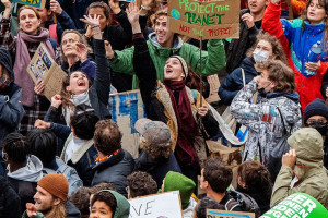 Demonstratie tegen Onderwijsbezuinigingen