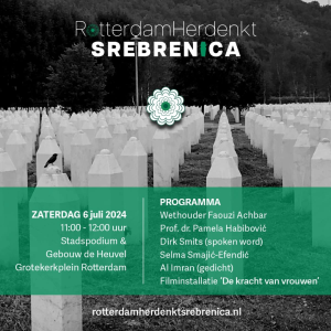 Srebrenica herdenking, Radicaal-rechts, PvdA Rotterdam, Bosnië.